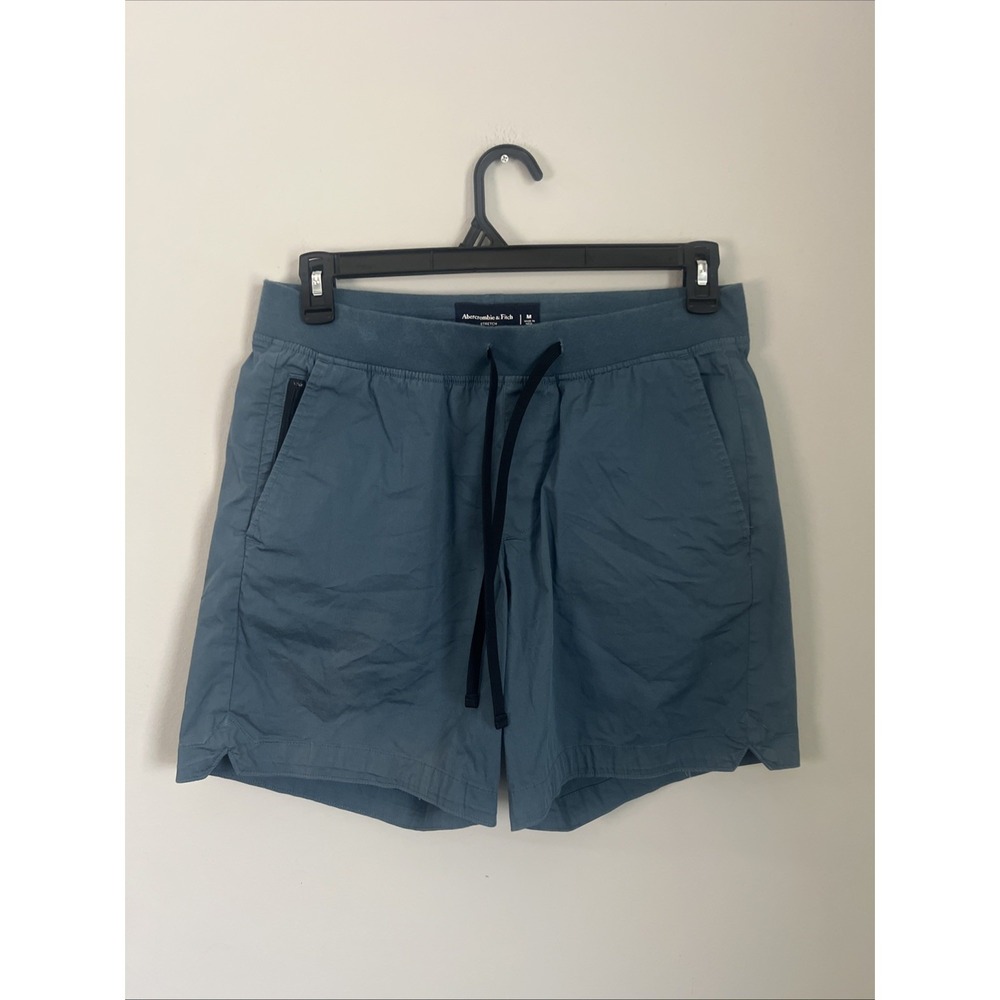 Abercrombie & Fitch All Day Pull On Shorts Stretch 6" | M Blue